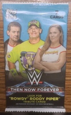 Factory Sealed - Topps 2018 WWE Pack - Then, Now, Forever - "ROWDY" RODDY PIPER! - Image 1 of 2