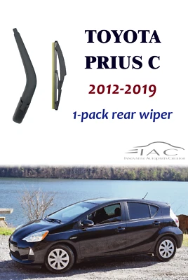 后挡风玻璃刮片适用于丰田普锐斯 C 2012 - 2019 — 第 1/2 张图片