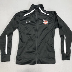 Nike Dri-Fit Womens Nebraska Track Jacket Black Size Medium Athleisure - Picture 1 of 5