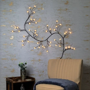 Weihnachten Künstliche Birke Girlande Dekoration 6 Fuß LED Zweig Wohnkultur Akku - Bild 1 von 24