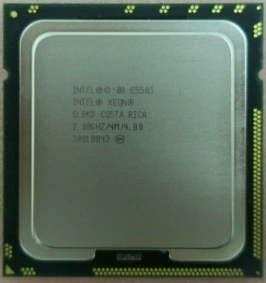 Intel Xeon Dual Core E5503 2.00GHz 4MB L3 Cache FCLGA1366 CPU Processor SLBKD - Image 1 of 2