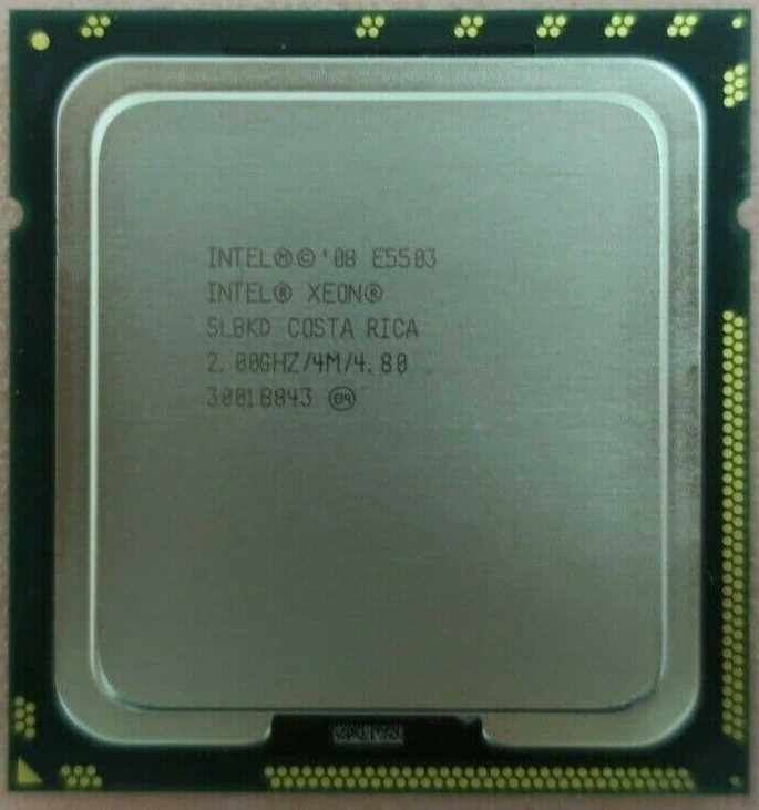 Intel Xeon Dual Core E5503 2.00GHz 4MB L3 Cache FCLGA1366 CPU Processor SLBKD - Image 1 of 2