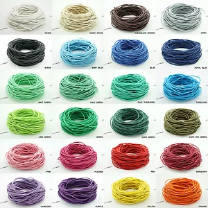 Corda artigianale perline macramè cotone lucido 1,5 mm cerata lucido 20 iarde - Foto 1 di 27