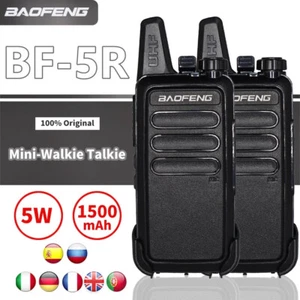 2pcs Baofeng BF-R5 UHF Long Range Two Way Radios 2W High Power Walkie Talkies CN - Picture 1 of 12