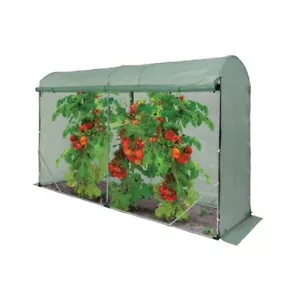 4iQ Tomaten-Gewächshaus 3x1x1,8m Grün - Bild 1 von 4
