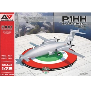 A&A Models AAM 7206 Plastik Modellflugzeug Bausatz 1:72 P.1HH HammerHead Concept UAV - Bild 1 von 10