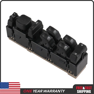 Fits For 2003-2006 Chevrolet Avalanche 1500 Left Side Master Power Window Switch Foto 1 de 4