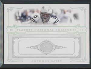 Antonio Gates 2007 Playoff Tesoros Nacionales Plata 18/25 - Imagen 1 de 2