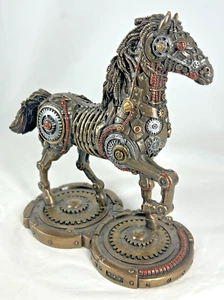 Figura mecánica de caballo rampante Steampunk diseño veronés 2017 - Imagen 1 de 9