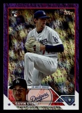 GAVIN STONE 2023 Topps Update Series Purple Foilboard Rookie Card /799