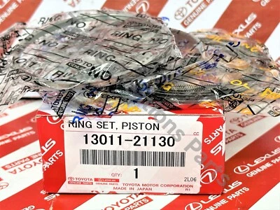 13011-21130 Toyota Prius 2004-2009 1.5L 1Nzfxe Engine Piston Rings Set OEM - Image 1 of 4