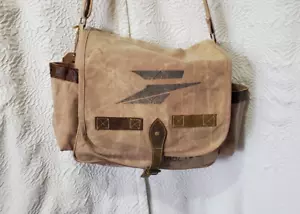 The Barrel Shack The Cole Kuriertasche Canvas beige - Neu mit Etikett - Bild 1 von 10
