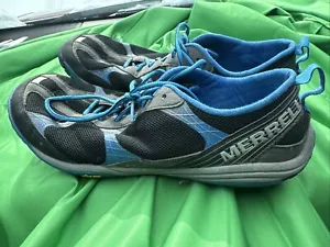 Merrell scarpa da trail running uomo a piedi nudi guanto da strada NERO/APOLLO TAGLIA 11,5 - Foto 1 di 11