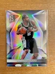Panini Spectra Kawhi Leonard #23 Silver Prizm Clippers NBA 2016-17 - Imagen 1 de 11