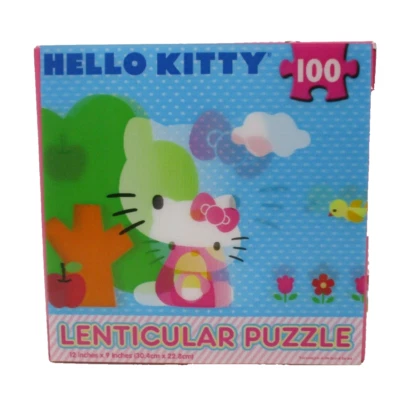 Cardinal Industry Hello Kitty 100 Piece Lenticular Puzzle - Image 1 of 3