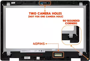 15.6" LCD Touch Screen for Dell 15 7569 02RMRP LP156WF7 (SP)(EC) Assembly Bezel - Picture 1 of 7