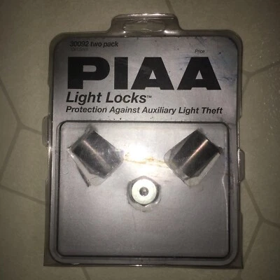PIAA Light Locks by McGard 30092 2 pack 10x1.5mm Protect Auxiliary Light Theft - Image 1 of 4