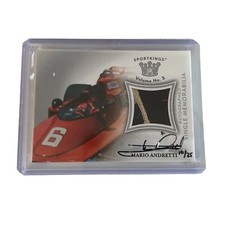 2022 Sportkings 3 Mario Andretti #10/25 F1 Formula Autograph Signed On Card