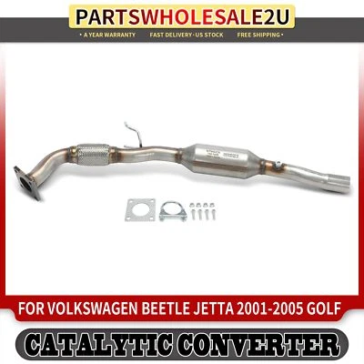 Convertidor catalítico para Volkswagen Jetta Beetle 2001 2002-2005 Golf 2001-2006 Foto 1 de 4