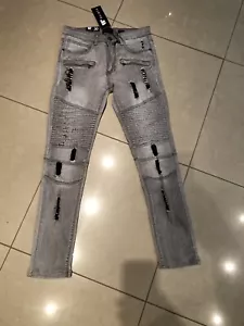 Waimea Grey denim jean skinny fit size 34 - Picture 1 of 3