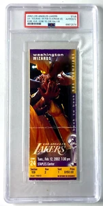Billete Jordan vs Kobe 2002 Kobe Triple Doble PSA Auténtico POP 1 - Imagen 1 de 2