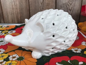 NOVELTY QUIRKY MODERN CUTE HEDGEHOG SHAPE CERAMIC TABLE LAMP LIGHT - Picture 1 of 24
