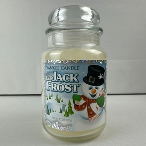 Yankee Candle Jack Frost Large Jar 22oz Retired HTF Label Christmas Scent | New - Picture 1 of 5