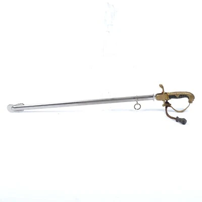 DE COLECCIÓN ANTIGUO OFICIAL PRUSIANO ALEMÁN PRIMERA GUERRA MUNDIAL ESPADA SABLE LEÓN MINIATURA ABRECARTAS Foto 1 de 4