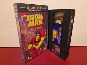 Iron Man - Origin of Iron Man - Special Edition - PAL VHS Video Tape (H106) - Picture 1 of 2