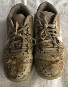 Nike Zoom Trout 3 Khaki & Oatmeal Baseball Turf Cleats Sz 6.5 844628 211 RARE - Picture 1 of 9