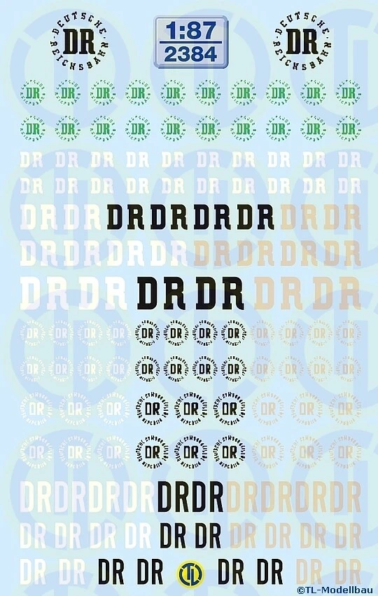 2384 - Decals Deutsche Reichsbahn Embleme 1:87