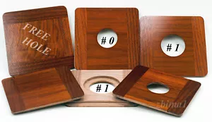 1 Wooden Lens Board 4.5x4.5"RC for Deardorff, Solid Walnut #0, or #1/ undrilled - Picture 1 of 3
