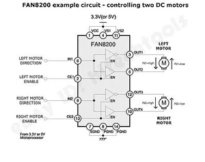 (Qty 5) Fairchild FAN8200DTF motor controller (bipolar stepper and brushed) SOIC - Picture 1 of 8