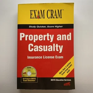 Exam Cram Ser.: Property and Casualty Insurance License Exam Cram Bisys Ed PB CD - Picture 1 of 12