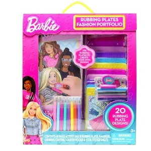 Barbie Set Piatti da Strofinare Kit Attività Artistiche Piatti Texture Cassa di Carta Diversi - Foto 1 di 5