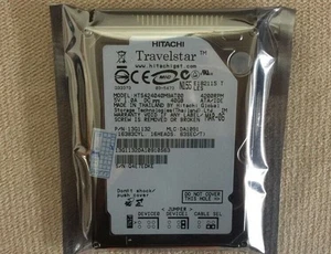 Hitachi Travelstar HTS424040M9AT00 40GB 4200RPM 2.5" IDE HDD Laptop Hard Drive - Picture 1 of 2