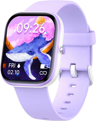 Smart Watch per Bambini,Ip68 Impermeabile per Bambini Fitness Activity Tracker W - Immagine 1 di 4