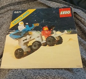 LEGO 6871 Star Patrol Launcher Vtg Instruction Original 1984 Manual Only 