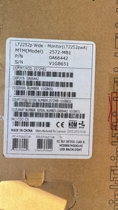 NEW Lenovo ThinkVision LT2252p 22" 1680x1050 Monitor DP DVI VGA Sealed - Picture 1 of 7