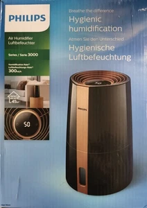 Philips Series 3000 Luftbefeuchter bis zu 45 m² Schwarz/Kupfer (HU3918/10) OVP - Bild 1 von 1