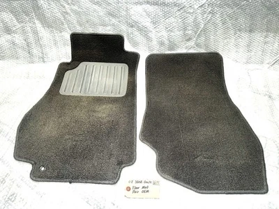 2006-2008 NISSAN 350Z FRONT LEFT & RIGHT INTERIOR FLOOR MAT RUG PAIR OEM - Image 1 of 4