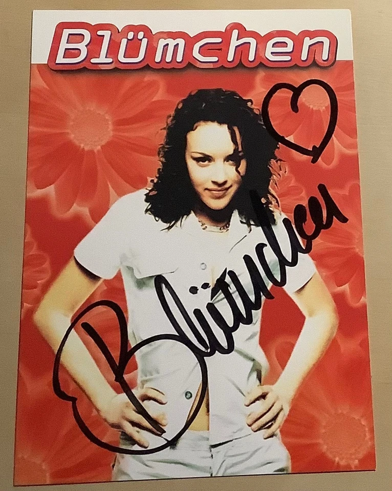 Jasmin Wagner Original signierte Autogrammkarte Blümchen Autogramm Musik TV #26 - Bild 1 von 1