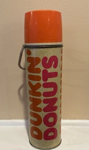 Termo forrado de vidrio Dunkin Donuts 32 oz vintage años 80 King Seeley hecho en EE. UU. - Imagen 1 de 16