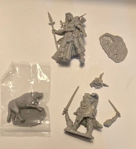 Frost Giant Raiders with Wolf (2 Giants, 1 Wolf) - Reaper Miniature - Picture 1 of 1