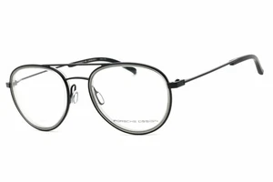 Porsche Design P8366 A Black 53mm Eyeglasses New Authentic - Picture 1 of 2