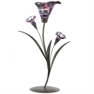 Twilight Bloom Tealight Holder Floral Candle Cup Home Table Decor New - Image 1 of 2