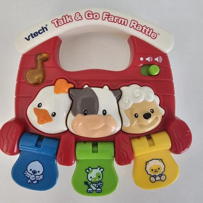 Vintage Vtech Talk & Go Farm Rattle / Tested and Works  - Image 1 of 4