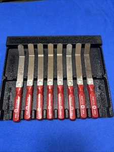 MATCO Tools USA FG10CG 8 pc Red Handle E-Z Grip Feeler Gauge Set Missing 2!! - Bild 1 von 8