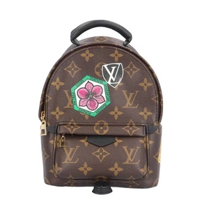 LOUIS VUITTON World tour Backpack M42971 Monogram canvas Palm Springs MINI used - Picture 1 of 10