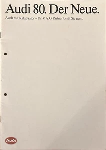 Audi 80 Prospekt Brochure Depliant 09/1986 - Bild 1 von 1